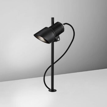 Egger DLS LED svetlo na cestu Atlantis, zemný hrot, čierna