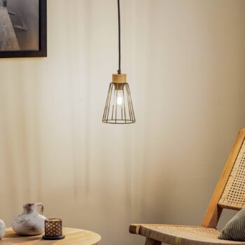 Envostar Dorvi závesná lampa olejovaný dub, 1-pl.