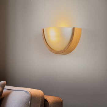 Envostar Kris nástenné svetlo 27,5 cm dub prírodná