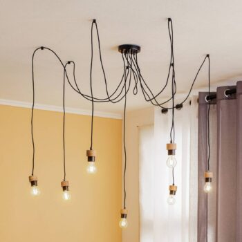 Envostar Merlo závesná lampa decentrálna, 7-pl.