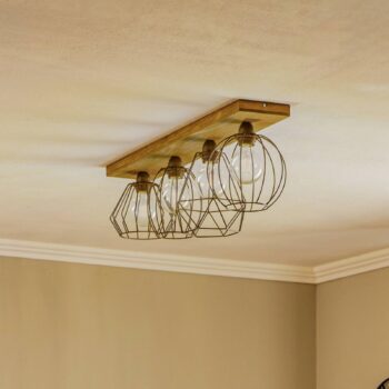 Envostar Various stropné svetlo 4-pl. tmavé