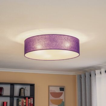 Euluna deka na kolieskach, látkový odtieň fialová, Ø 50 cm