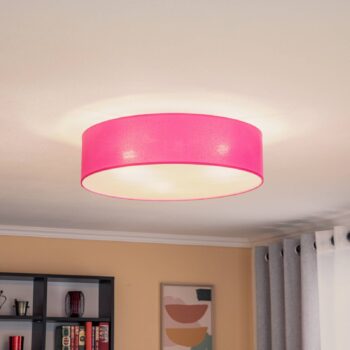 Euluna deka na kolieskach, látkový odtieň ružový, Ø 50 cm