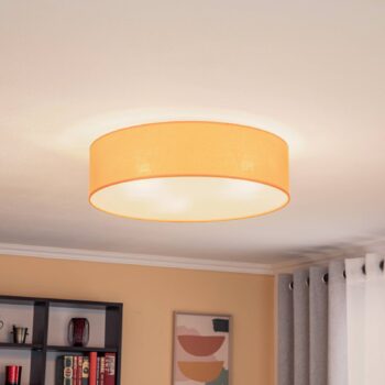 Euluna deka na kolieskach, textilný odtieň oranžová, Ø 50 cm