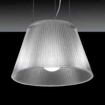 FLOS Romeo Moon S1 - transparentná závesná lampa