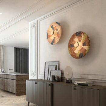 Forestier Parrot L nástenné svetlo, hnedá