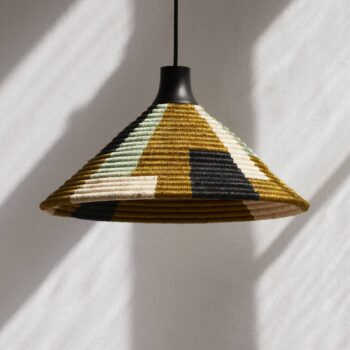 Forestier Parrot závesná lampa S, zelená