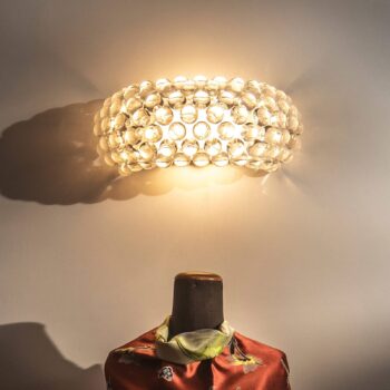 Foscarini Caboche Plus media R7s nástenné svietidlo číre