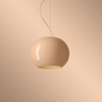 Foscarini závesné svietidlo Buds 3, cipria, E27, záves 350 cm