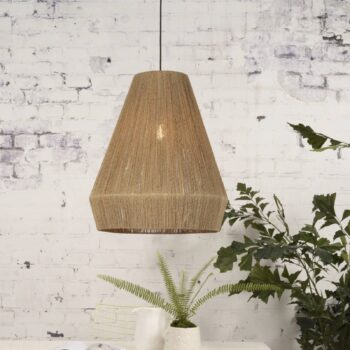 GOOD & MOJO Iguazu svietidlo kužeľ prírodná Ø 50cm