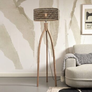 GOOD & MOJO Java lampa trojnožka prírodná/čierna