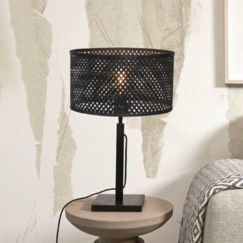 GOOD & MOJO Java stolová lampa podstavec čierna