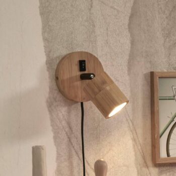 GOOD & MOJO Java svetlo, zástrčka, 1-pl, prírodná