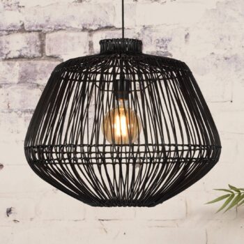 GOOD & MOJO Madagascar závesná lampa, čierna
