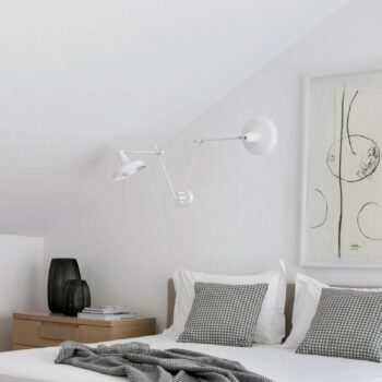 GRUPA Arigato nástenné svietidlo 2-svetelné 90 cm biele