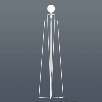 GRUPA Model M1 stojaca LED biela, kábel čierna