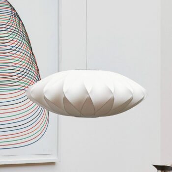 HAY závesné svietidlo Nelson Saucer Crisscross Bubble, Ø 63,5 cm