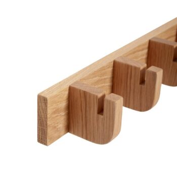 HÜBSCH Nomad vešiak, dubové drevo, dĺžka 96 cm