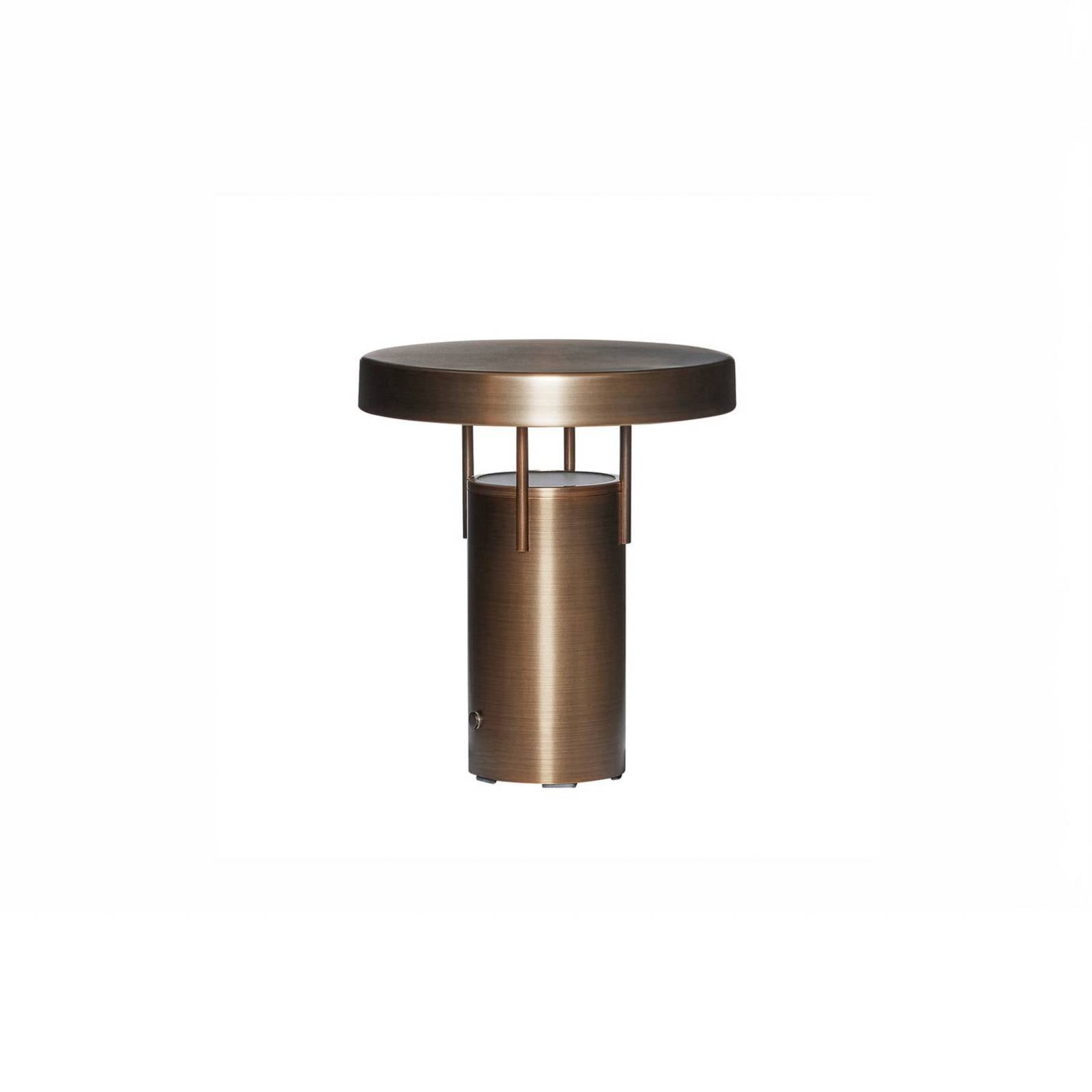 HÜBSCH stolová LED lampa BringMe Mini, mosadz, 20 cm HÜBSCH stolová LED lampa BringMe Mini, mosadz, 20 cm