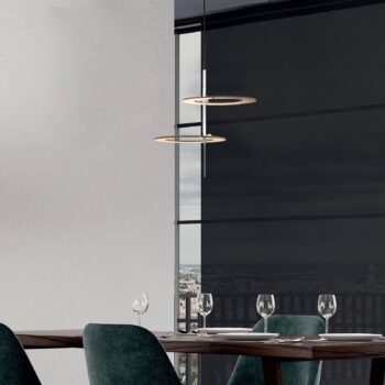 ICONE LED závesné svetlo Hula Hoop S2 - 2 disky