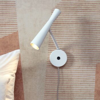 IT'S ABOUT ROMI Nástenné svietidlo Bordeaux, biele