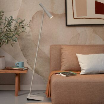 IT'S ABOUT ROMI Stojacia lampa Bordeaux, svetlosivá