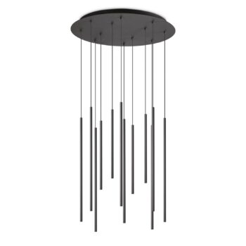 Ideal Lux Filo závesné LED svietidlo 12-pl. čierna