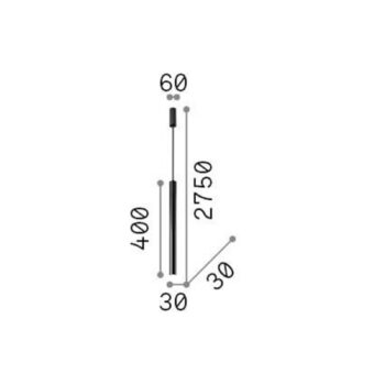 Ideal Lux LED závesné svietidlo Ultrathin Round 40 cm čierne DALI