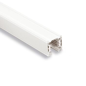 Ivela 3-fázová prúdová lišta LKM QUADRO DALI, biela, 400 cm