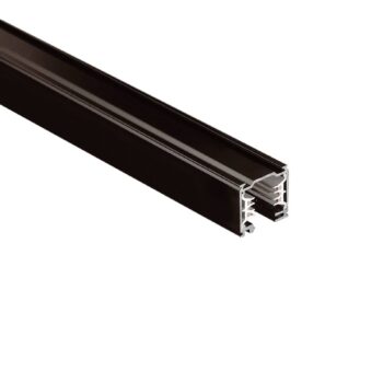 Ivela 3-fázová prúdová lišta LKM QUADRO DALI, čierna, 300 cm