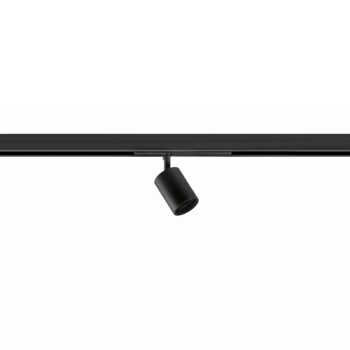 Ivela koľajnicové bodové svietidlo Nanoperfetto čierne PWM 48 V 38° 3 000 K