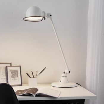 Jieldé Loft D6000 stolná lampa, biela