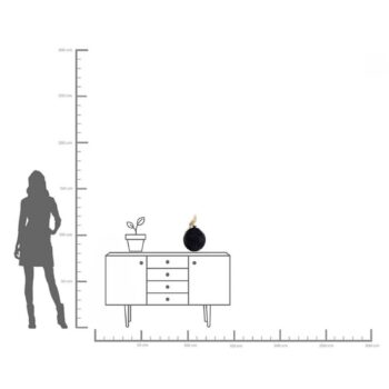 KARE Dekoračná krabička na papagája, výška 40 cm, polyresin, čierna, zlatá