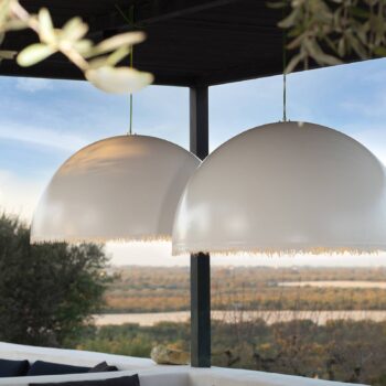 Karman Plancton vonkajšie závesné LED Ø 45 cm