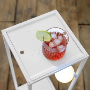 Karman nápojový podnos pre svetlo Abachina biela