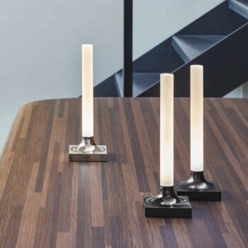 Kartell Goodnight stolná lampa IP20 titán metalic.