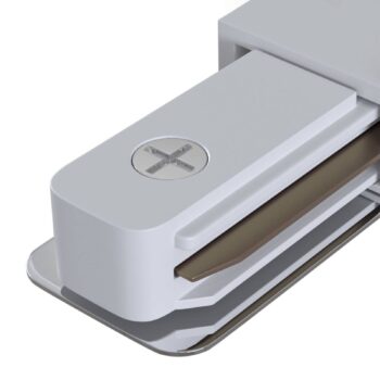 Koľajnicový konektor, pevná 1-fázová koľajnica, biely