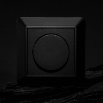 Kryt SLC pre nástenný stmievač SmartOne AC, čierny