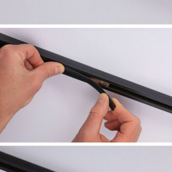 Kryt konektora Paulmann URail, čierny