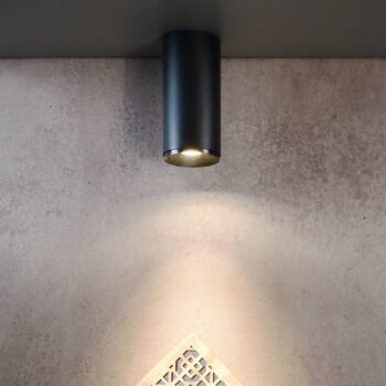 LED nástenné svietidlo Lucea 30 W čierne