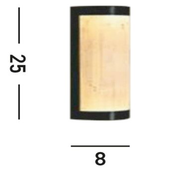 LED nástenné svietidlo Nile, výška 25 cm, čierna farba, oceľ, IP44