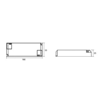 LED ovládač Basic, stmievateľné, CC, D105040NTF/40W