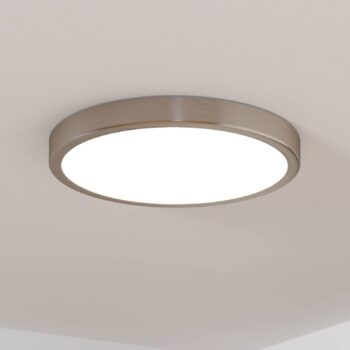 LED panel na povrchovú montáž Fueva 5 IP20 830 nikel Ø28,5cm