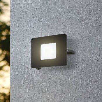 LED reflektor vonkajší Faedo 3 v čiernej, 30W