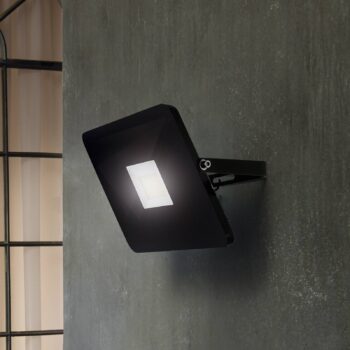 LED reflektor vonkajší Faedo 3 v čiernej, 50W