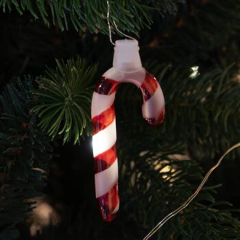 LED rozprávkové svetlá Hannah Candy Cane červená