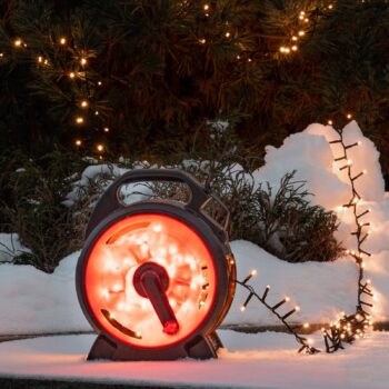 LED rozprávkové svetlá Kompaktné jantárové 1200LEDs 26,38m