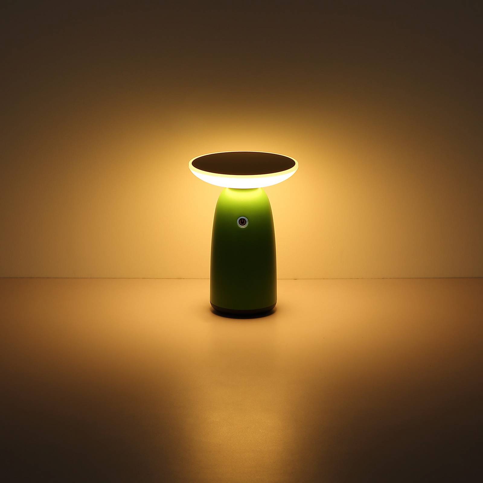 LED solárna stolová lampa 36625, zelená, kov, 23 cm, stmievateľná LED solárna stolová lampa 36625, zelená, kov, 23 cm, stmievateľná