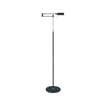 LED stojacia lampa New Bari, čierna, výška 139 cm, kov, stmievač