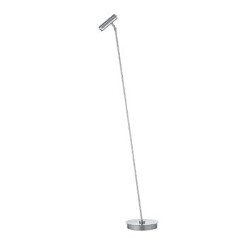 LED stojacia lampa Tom Pro, matný nikel, 1 svetlo, CCT, stmievač